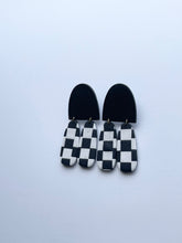 Load image into Gallery viewer, SignedBS- Checkered Dangles