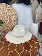 Load image into Gallery viewer, Ivory Fedora Hat
